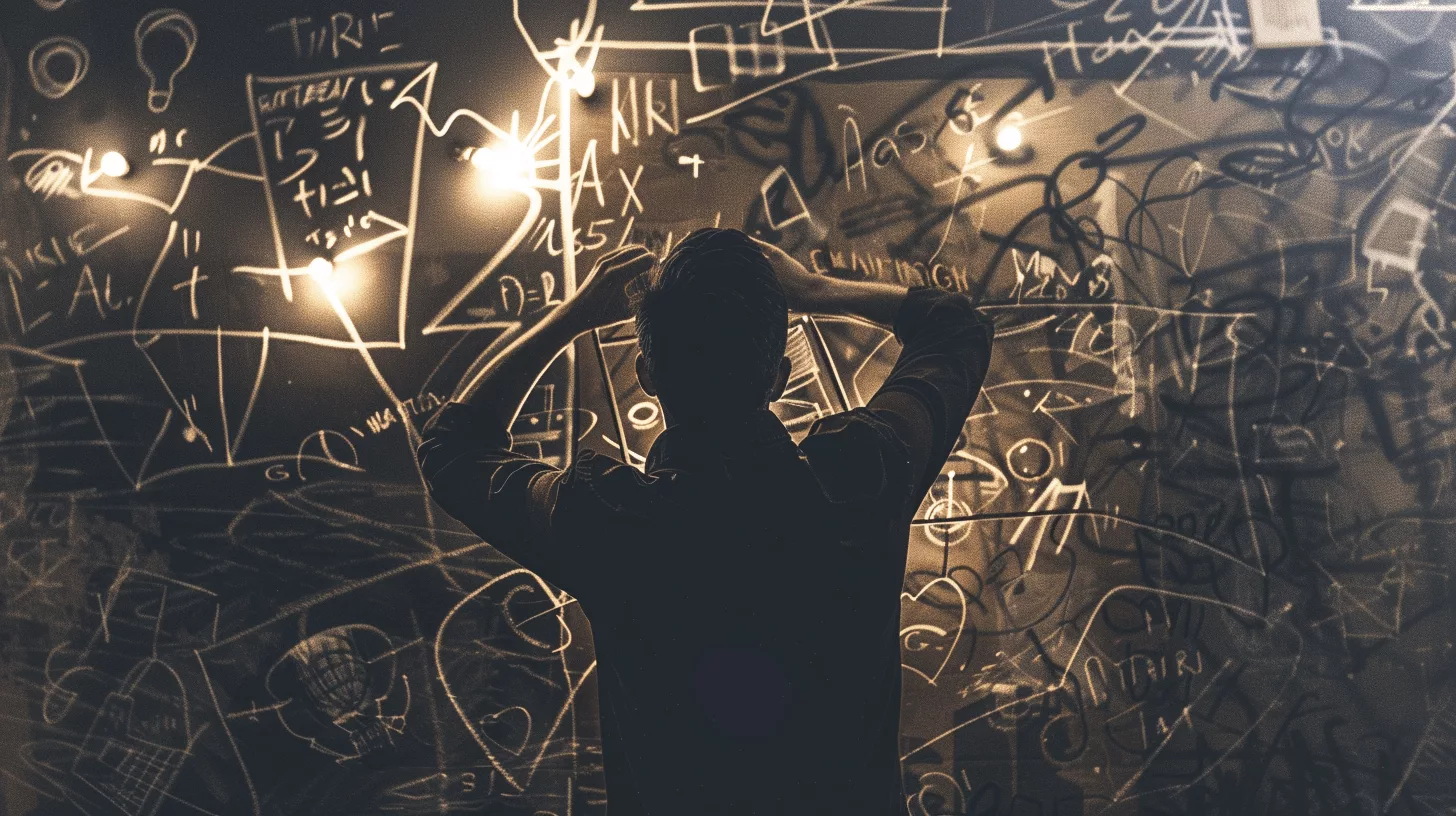 Creative professional working with AI, combining AI and human expertise.