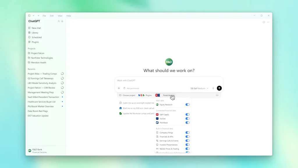Introducing ChatGPT for Financial Services