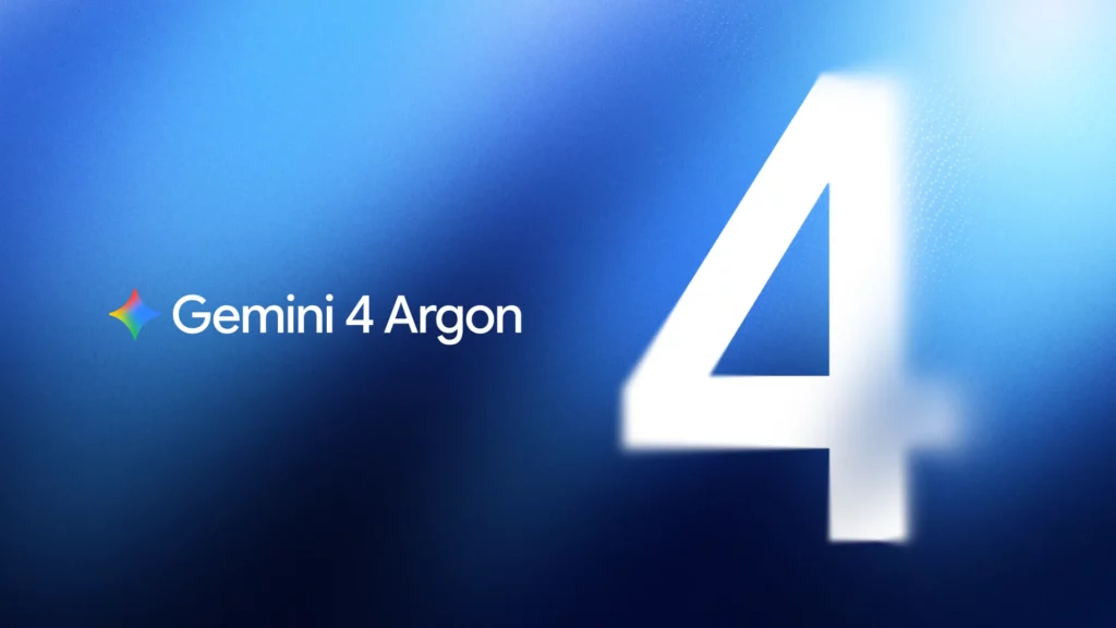 Gemini 4 Argon: our next era of frontier intelligence