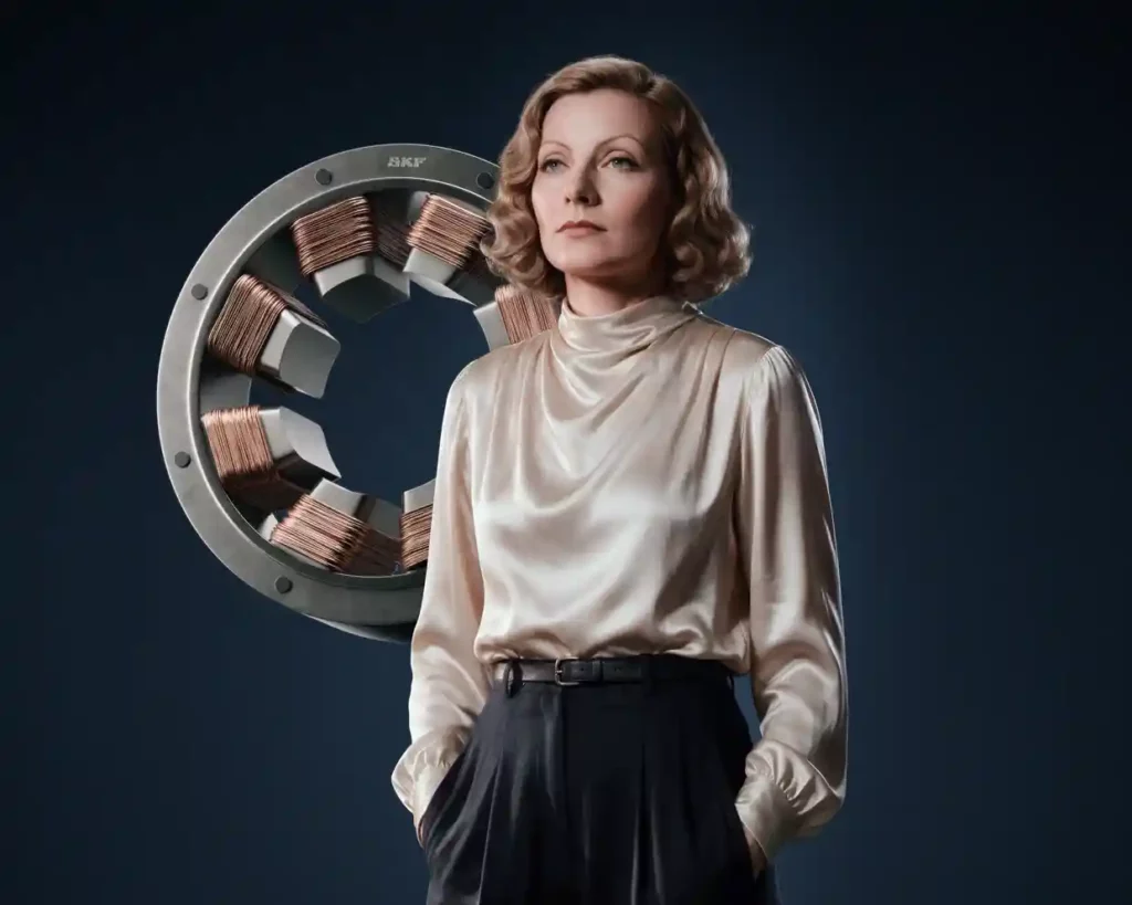 SKF advert review – let’s hope this dull AI Greta Garbo is not the future