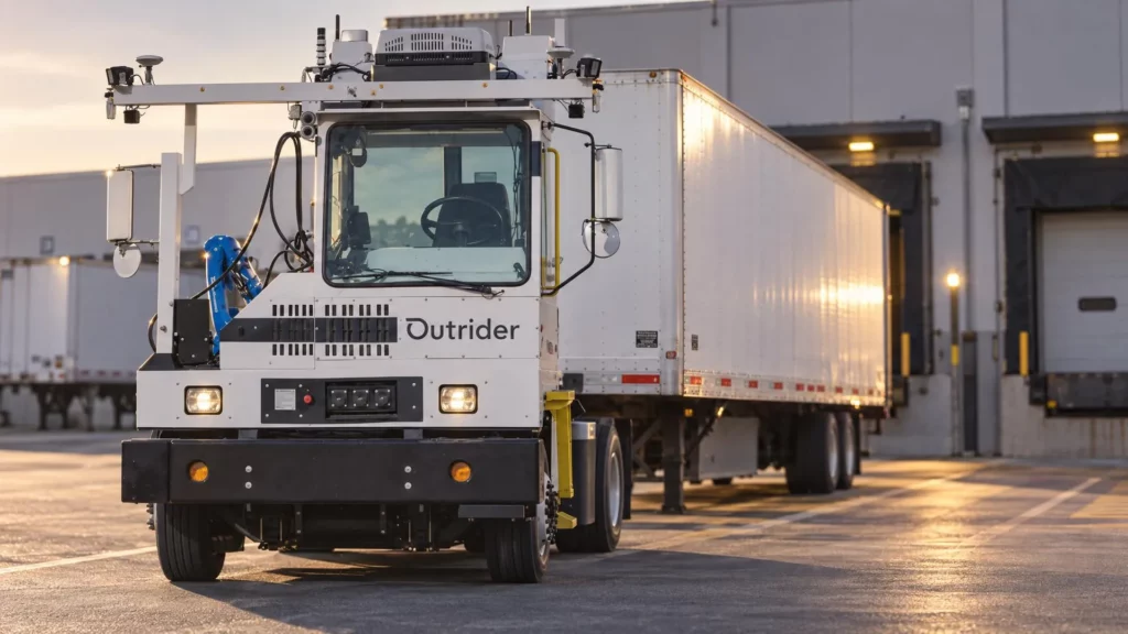 YMX, Outrider Sign Five-Year Self-Driving Yard Truck Partnership