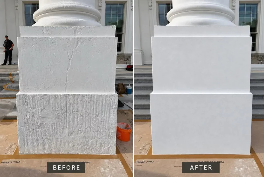 Trump posts AI-edited photo to brag about White House restoration work
