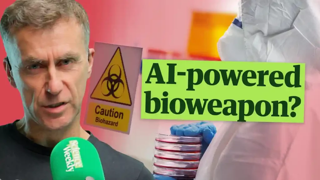 ‘These risks are real’: the threat of AI bioweapons – video