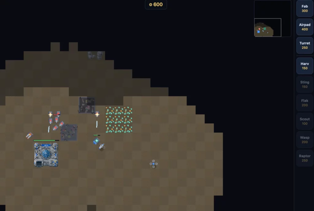 Battle Drones – a vibe coded RTS with audio-based multiplayer