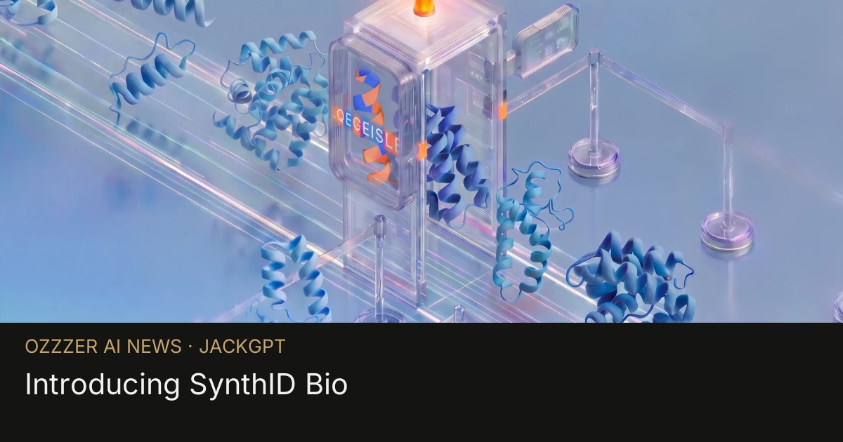 Introducing SynthID Bio
